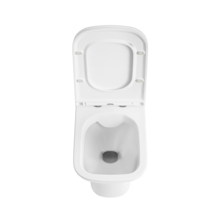 GRADE A1 - Wall Hung Rimless Toilet with Soft Close Seat - Palma