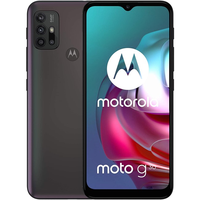 Motorola Moto G30 Dark Pearl 6.5" 128GB 4G Unlocked & SIM Free Smartphone