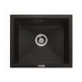 Single Bowl Undermount Black Granite Kitchen Sink - Rangemaster Paragon
