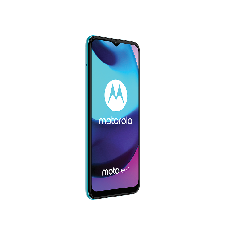 Motorola Moto E20 32GB 4G SIM Free Smartphone - Coastal Blue