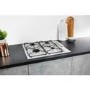Refurbished Hotpoint PAS642HWH 58cm 4 Burner Gas Hob White