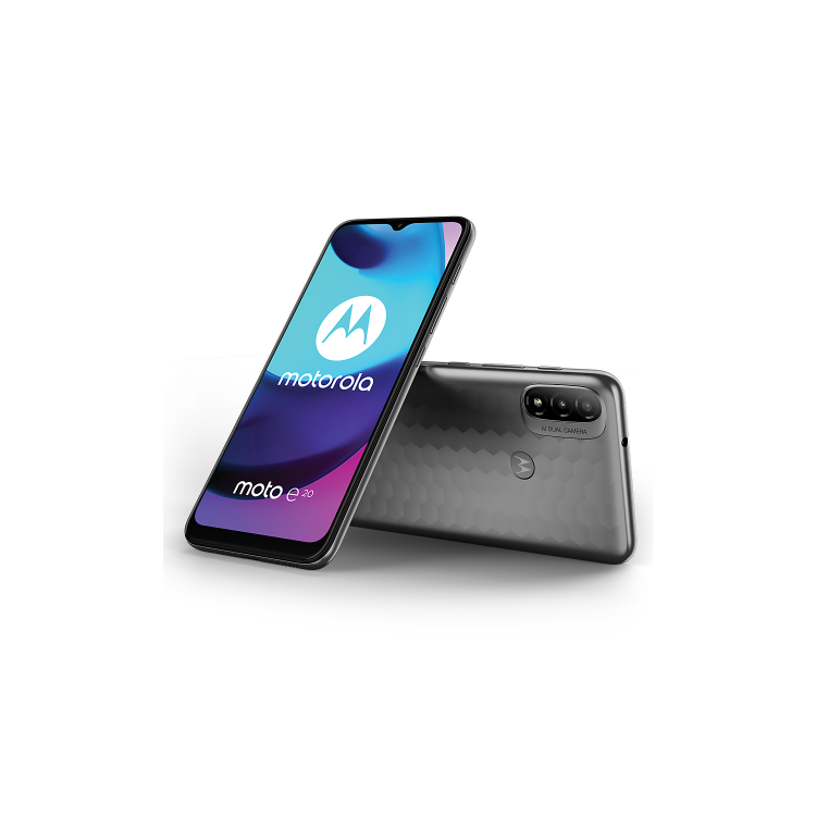 Refurbished Motorola Moto E20 Graphite Grey 6.5" 32GB 4G Unlocked & SIM Free Smartphone