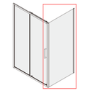 ALMOST PERFECT - Pavo 900mm 8mm Side Panel - Gunmetal