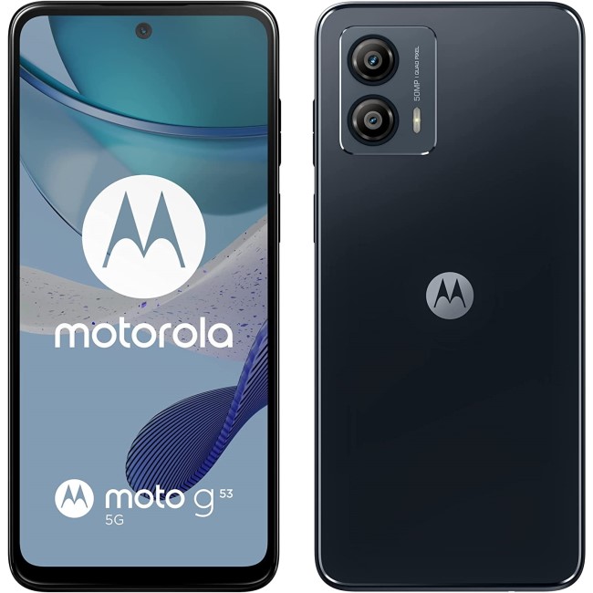 Motorola G53 5G 128GB 5G SIM Free Smartphone - Ink Blue