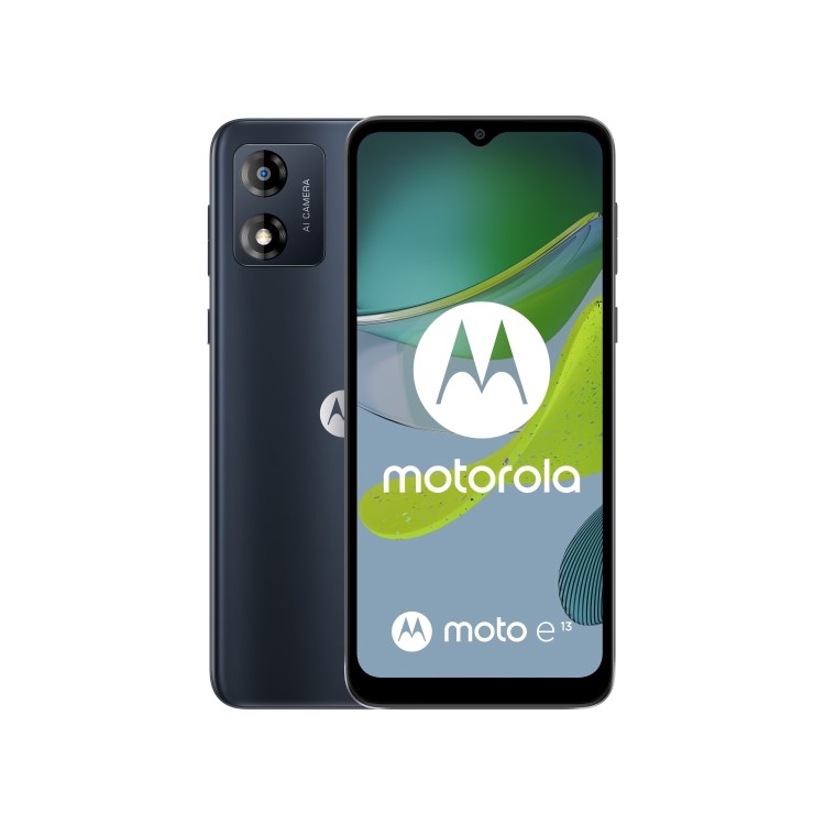 Refurbished Motorola Moto E13 Cosmic Black 6.5" 64GB 4G Unlocked & SIM Free Smartphone