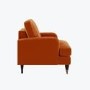 Orange Velvet Armchair - Payton