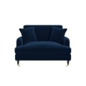 PAY018 Navy Velvet Love Seat - Payton