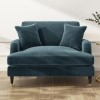 Blue Velvet Loveseat - Payton