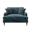 Blue Velvet Loveseat - Payton