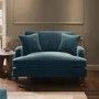 Blue Velvet Love Seat - Payton