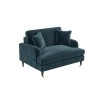 Blue Velvet Loveseat - Payton
