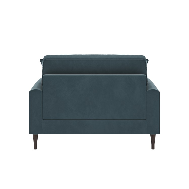 Blue Velvet Love Seat - Payton