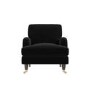 Black Velvet Armchair - Payton