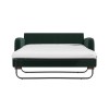 Dark Green Velvet Pull Out Sofa Bed - Seats 2 - Payton