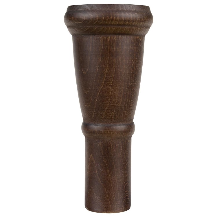 Set of 4 Dark Wood Seat Legs without Castors - Payton