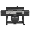 PB11064 Pit Boss Memphis 2.0 Ultimate Gas and Charcoal Combo BBQ Grill with Smoker - PBMEMU2