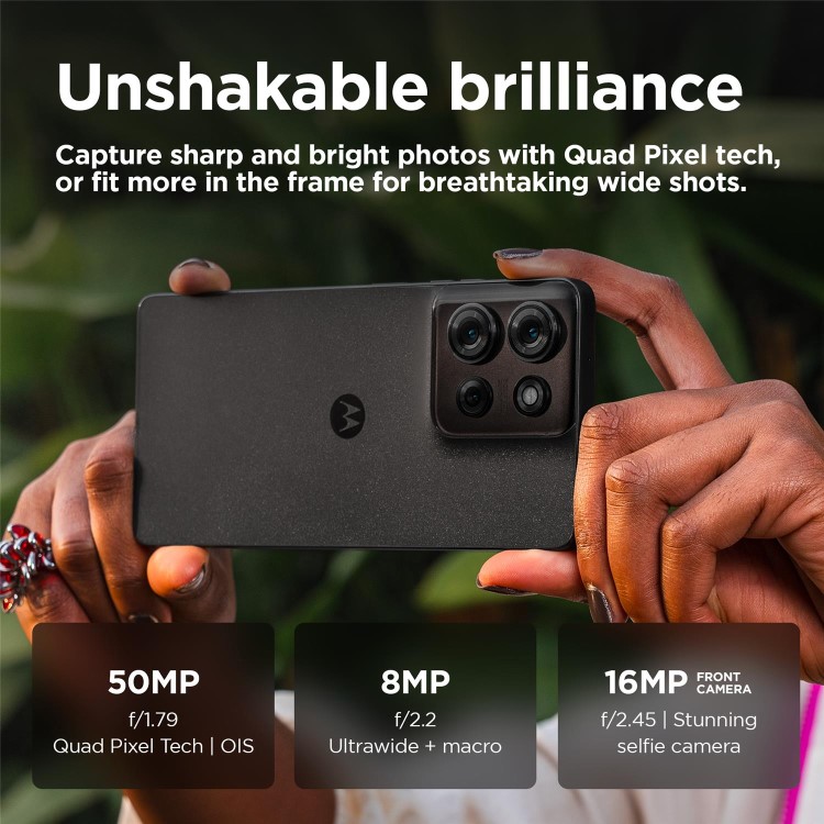 Motorola G75 Charcoal Grey 6.78" 128GB 5G Unlocked & SIM Free Smartphone