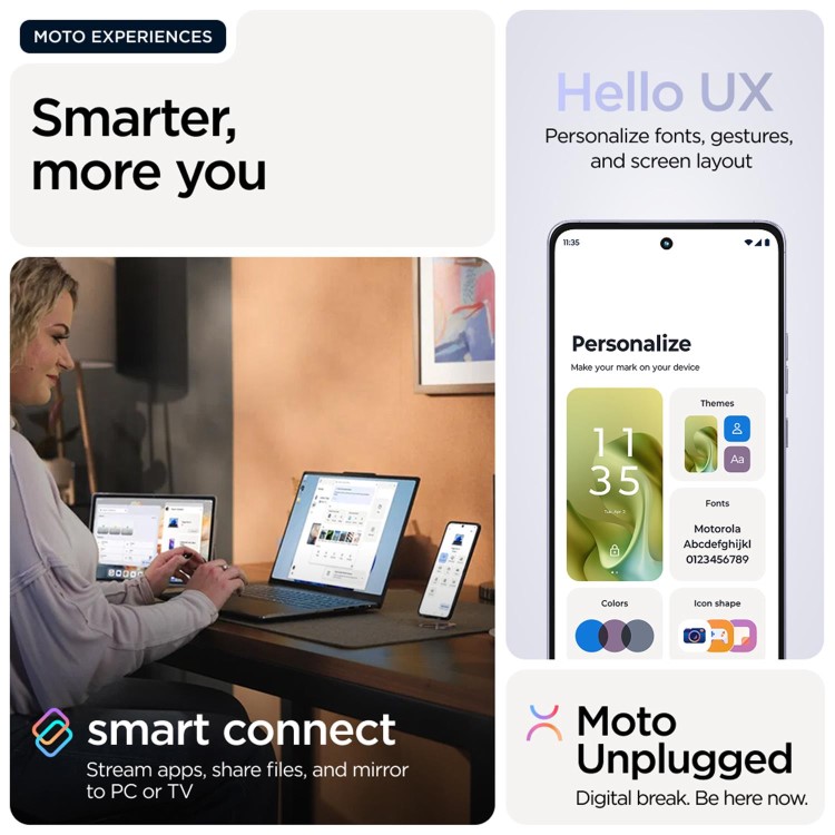 Motorola Moto G86 5G Cosmic Sky 6.67" 256GB 5G Unlocked & SIM Free Smartphone