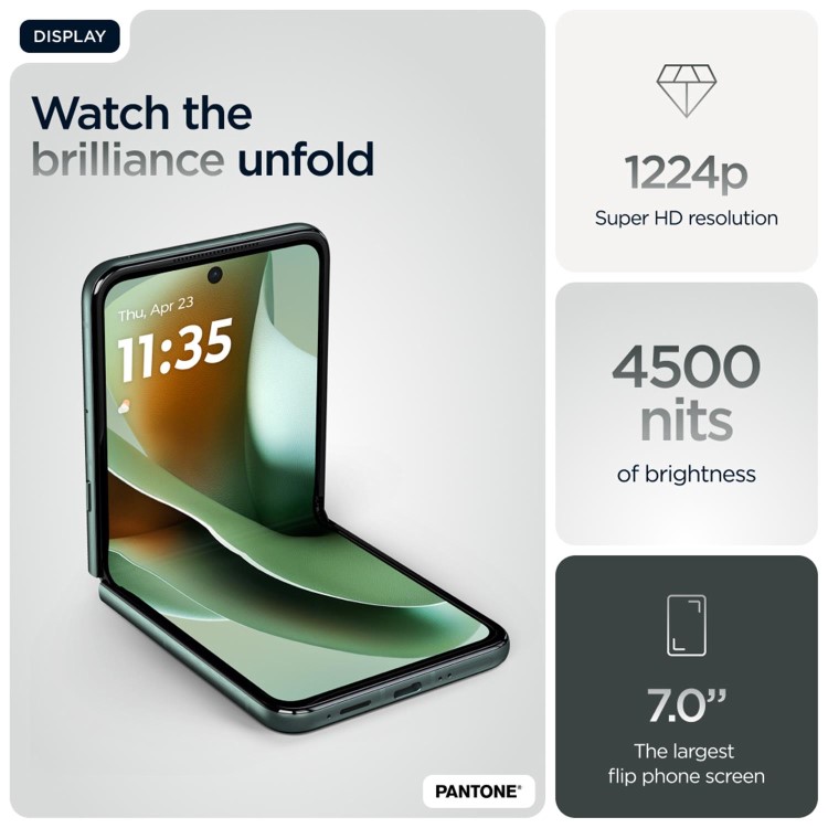 Motorola Razr 60 Ultra Pantone Scarab 7" 512GB 5G Unlocked & SIM Free Smartphone