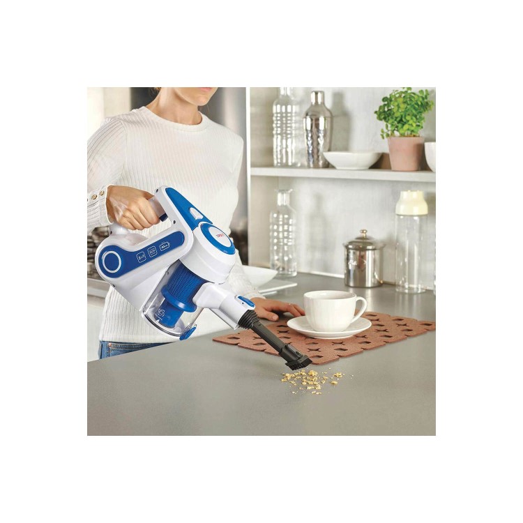 Polti PBGB0024 Forzaspira Stick Vacuum Cleaner - White & Blue