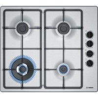 Bosch Series 2 58cm 4 Burner Gas Hob - Stainless Steel