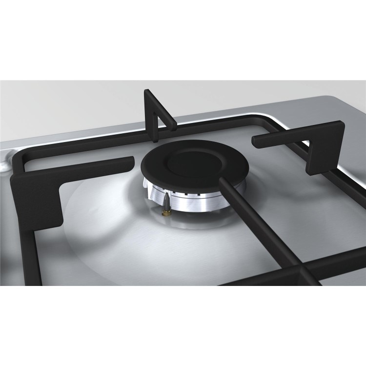 Bosch Series 2 58cm 4 Burner Gas Hob - Stainless Steel
