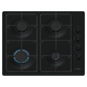 PBP6B6K60 Bosch Series 2 60cm 4 Burner Gas Hob - Black