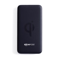 BoomPods Powerboom Qi  Wireless Powerbank 10000mAh Black BoomPods Powerboom Qi  Wireless Powerbank 10000mAh Black