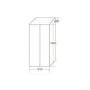 CDA PC52BL American Style Side By Side Fridge Freezer A+ Rated Black Colour