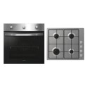PCI27XCHW6LXS Candy PCI27XCHW6LXS Electric Single Oven and Gas Hob Pack - Stainless Steel
