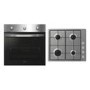Candy PCI27XCHW6LXS Electric Single Oven and Gas Hob Pack - Stainless Steel