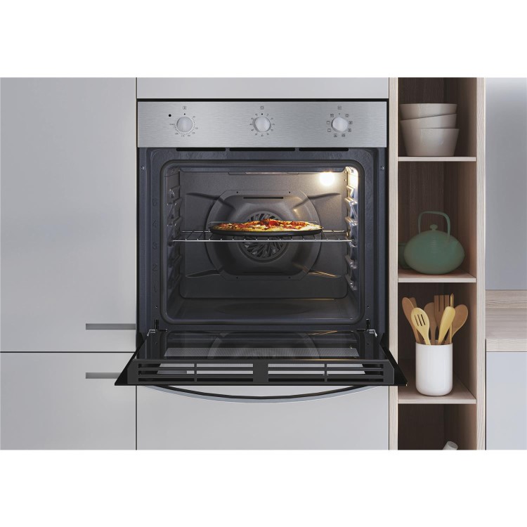 Candy Electric Single Oven and Gas Hob Pack - Stainless Steel