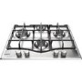 Refurbished Hotpoint PCN641IXH 60cm Four Burner Gas Hob Stainless Steel