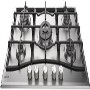 Hotpoint 75cm 5 Burner Gas Hob - Stainless Steel