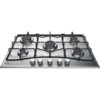 Refurbished Hotpoint PCN752UIXH 73cm Five Burner Gas Hob - Stainless Steel