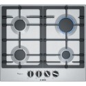 PCP6A5B90 Bosch Series 6 58cm 4 Burner Gas Hob - Stainless Steel