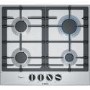 Refurbished Bosch PCP6A5B90 60cm 4 Burner Gas Hob Stainless Steel