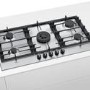 Refurbished Bosch Serie 6 PCR9A5B90 90cm 5 Burner Gas Hob Stainless Steel