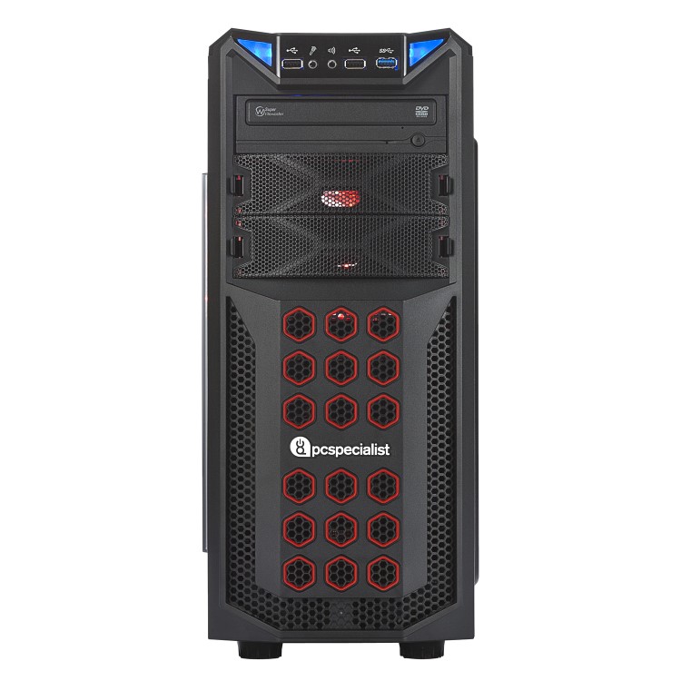 PC Specialist Core i5-7400 8GB 1TB GeForce GTX 1070 DVD-RW Windows 10 Gaming Desktop