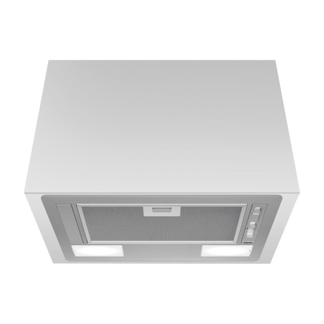 Hotpoint 53cm Canopy Cooker Hood - Stainless Steel