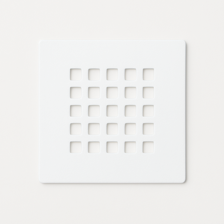 GRADE A1 - White Grill Waste Cover - Slate Trays