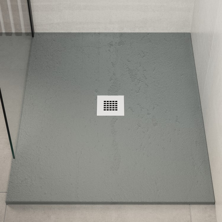 GRADE A1 - White Grill Waste Cover - Slate Trays