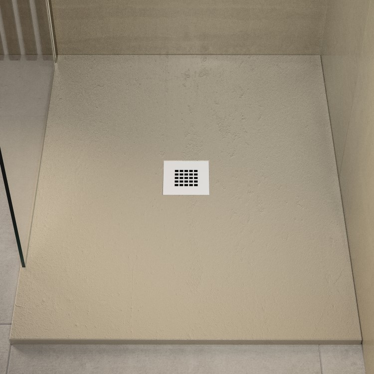 GRADE A1 - White Grill Waste Cover - Slate Trays