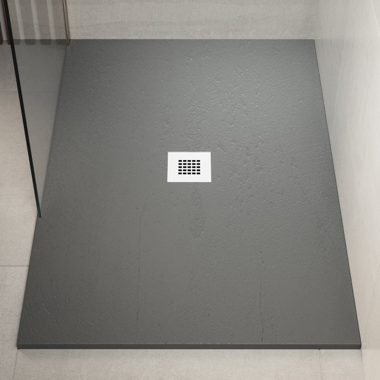 GRADE A1 - White Grill Waste Cover - Slate Trays