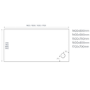 GRADE A1 - 1400x800mm Rectangular Shower Tray - White Acrylic Stone Resin - Pearl