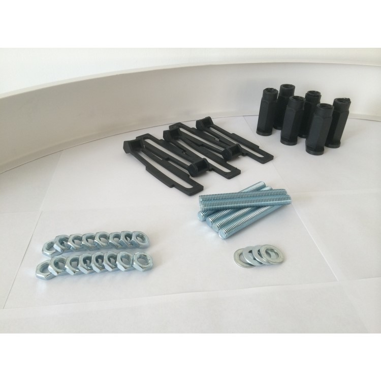 GRADE A1 - 95mm High RiserKit Pack for 700-1800mm Shower Tray - Pearl
