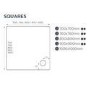 ALMOST PERFECT - 800mm Non Slip White Stone Resin Square Shower Tray - Pearl