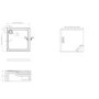 800x800mm Square Shower Tray – Low Profile 45mm – Stone Resin – White – Pearl