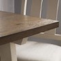 Julian Bowen Pembroke Ivory and Oak Dining Table