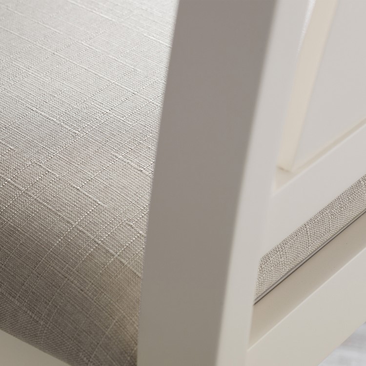 Julian Bowen Pair of Pembroke Ivory Dining Chairs